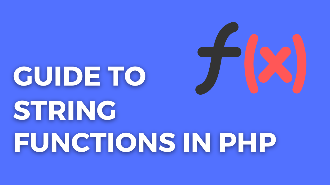 string functions guide in php