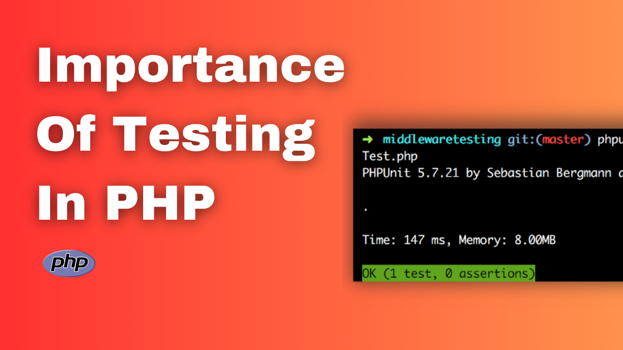 importance of testing in php
